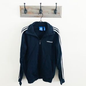 Adidas Mens Navy Stripe Track Jacket M
